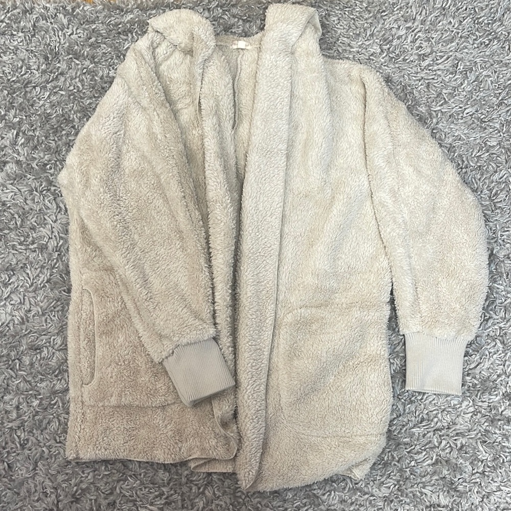 Kin & Threads Oversized Sherpa Cardigan